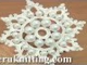 Crochet Snowflake Ornament With Beads Tutorial 19