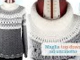 Eleganza invernale - Maglia top down ad uncinetto – Sprone in due versioni - PARTE 2