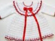 LEFT Handed Crochet baby girl dress 6 to 9 months + bigger - How to easy crochet patterns