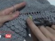 Acabamento Decote V com Double knitting | Tricô
