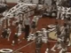 basketball - michael jordan - micheal jordan dunks over two players