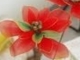 DIY Instruction Make Nylon Flower - Poinsettia for Christmas, Holiday Decoration Craft
